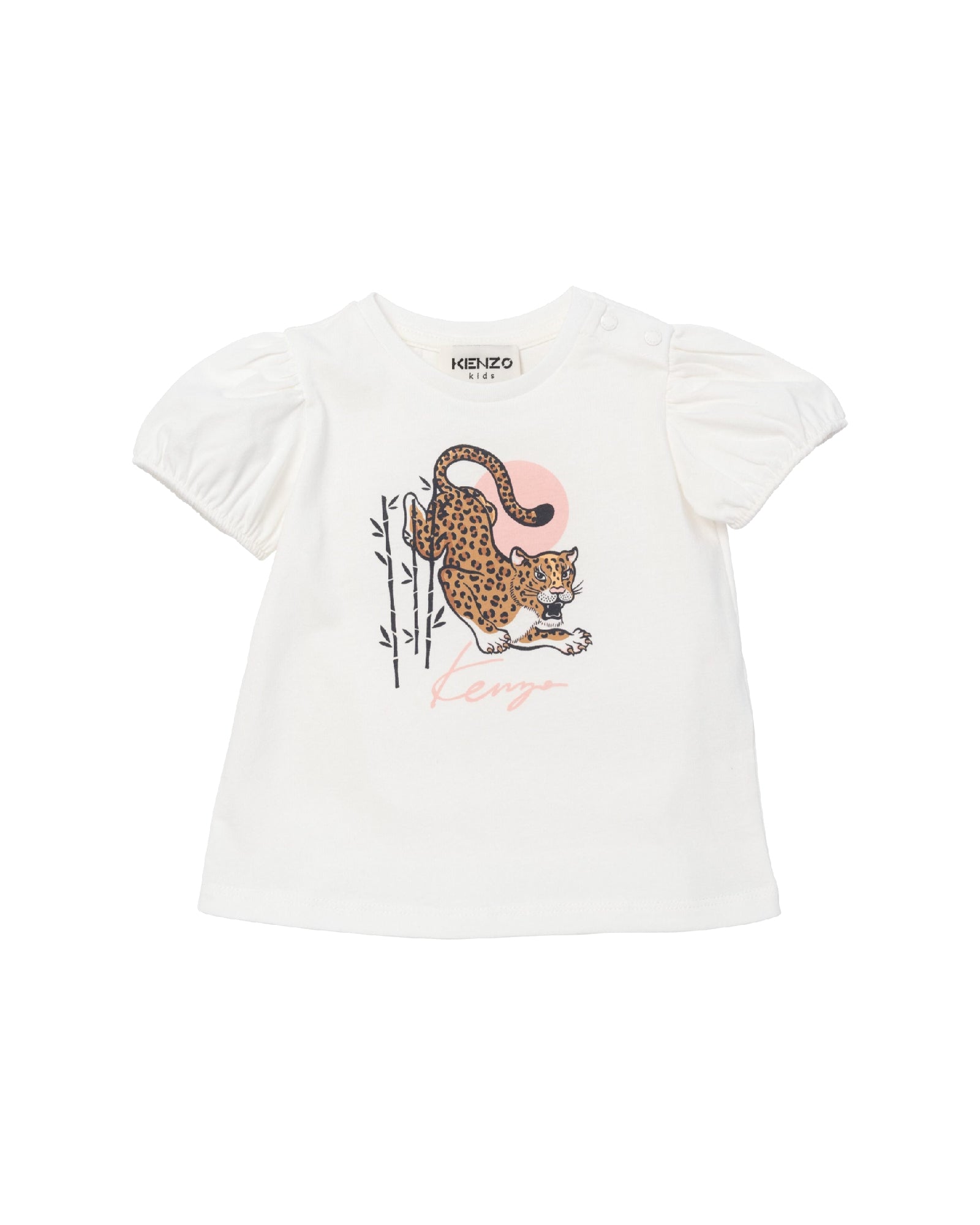 T-shirt à ouverture pressionnée - Naturel