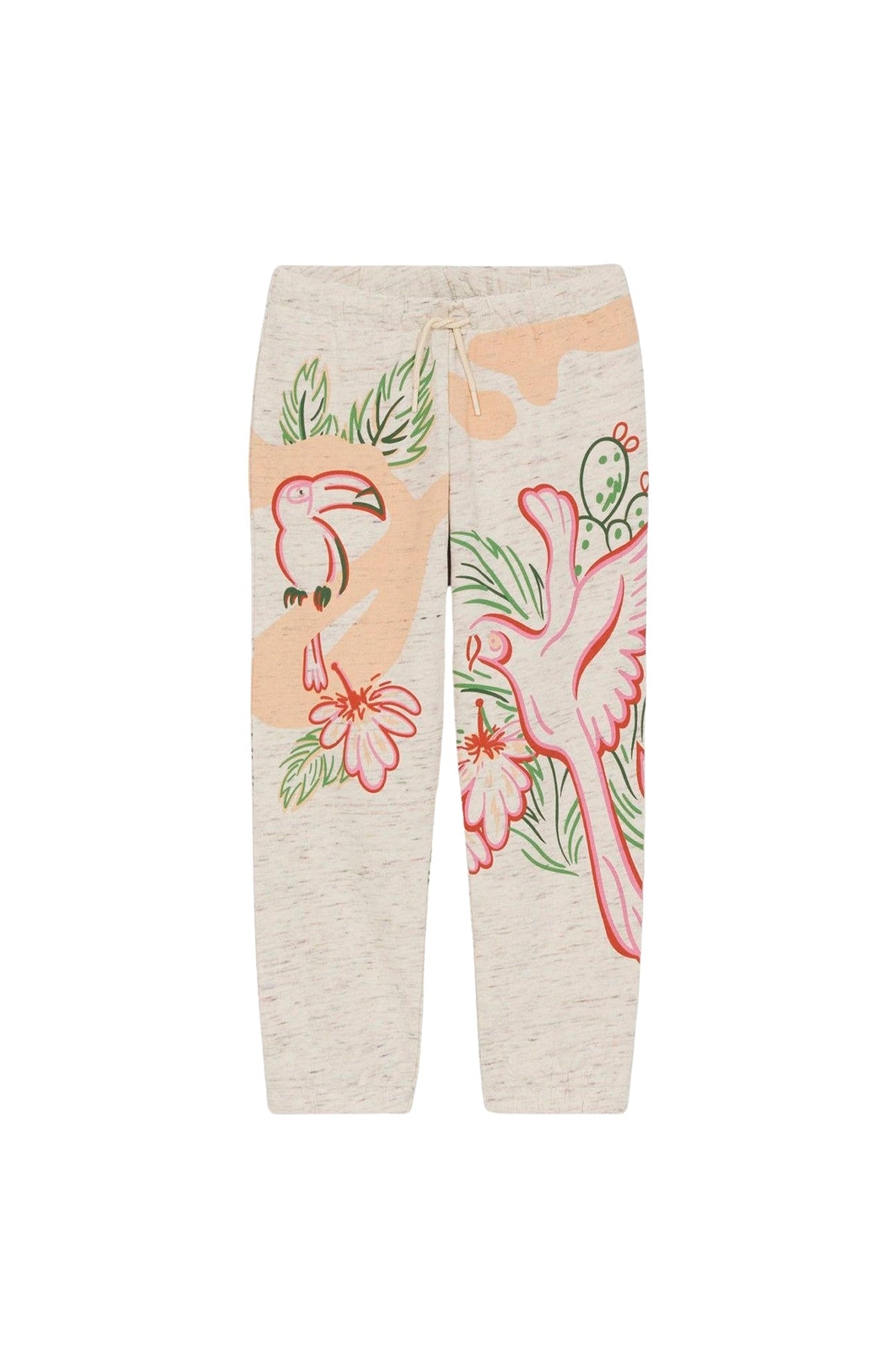 Jogging imprimé tropical - Beige