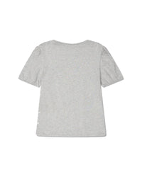 Short-sleeved cotton T-shirt - Light grey