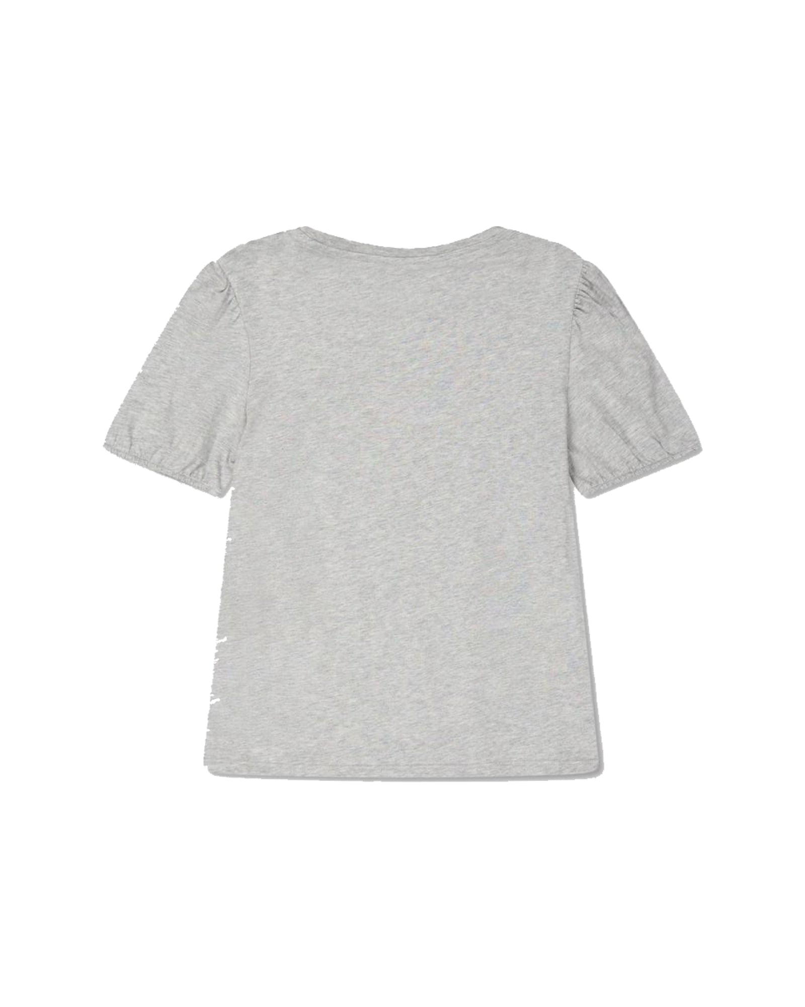 Short-sleeved cotton T-shirt - Light grey