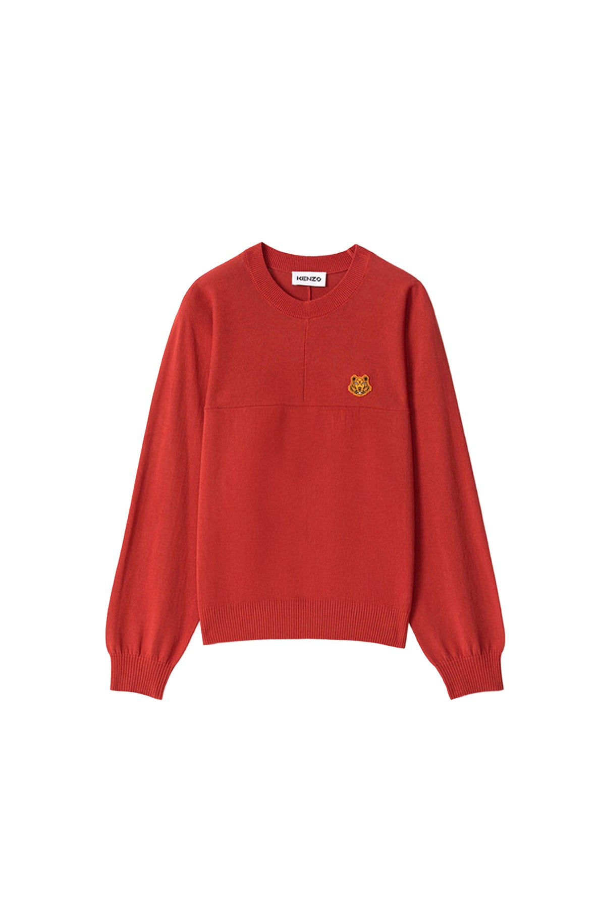 Sweatshirt coupe oversize Tiger Crest - Red