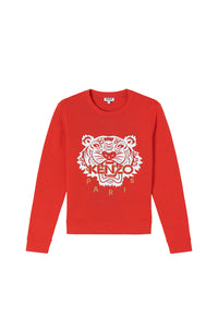 Relief tiger sweatshirt - Red