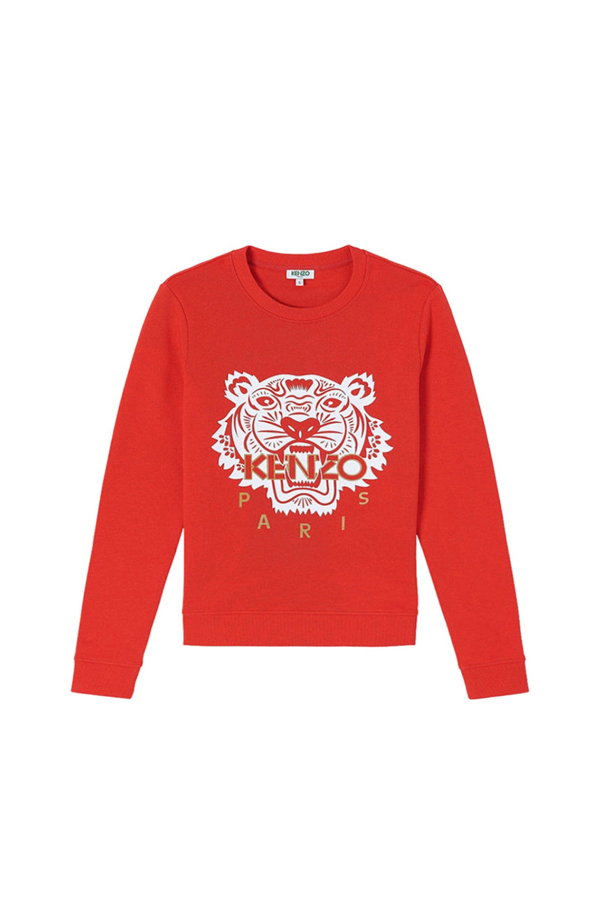 Relief tiger sweatshirt - Red