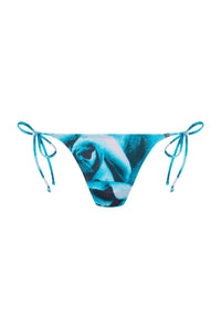 Printed bikini bottoms - Purple & Blue