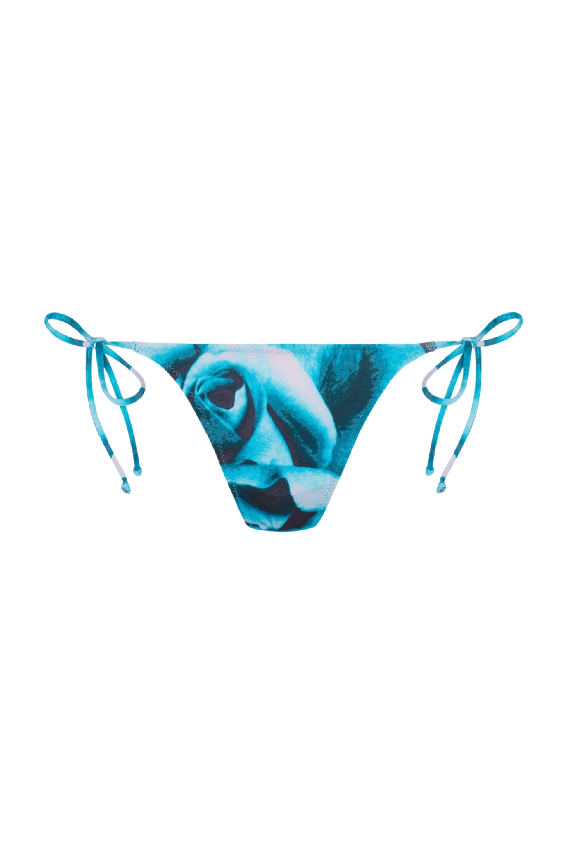 Printed bikini bottoms - Purple & Blue