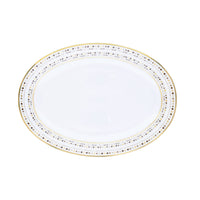 Plat ovale Villa Toscana en porcelaine - Mastic