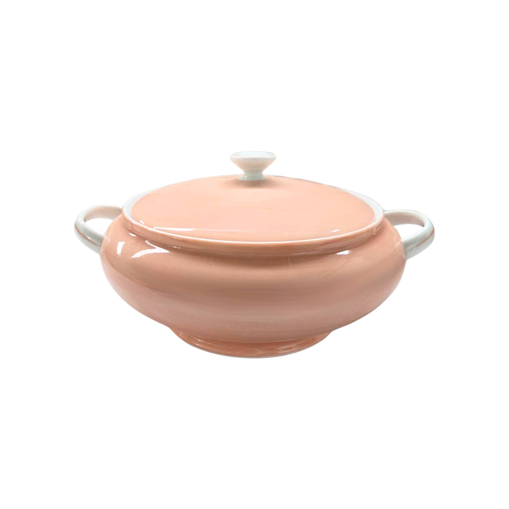 Légumier Coco en porcelaine - Saumon