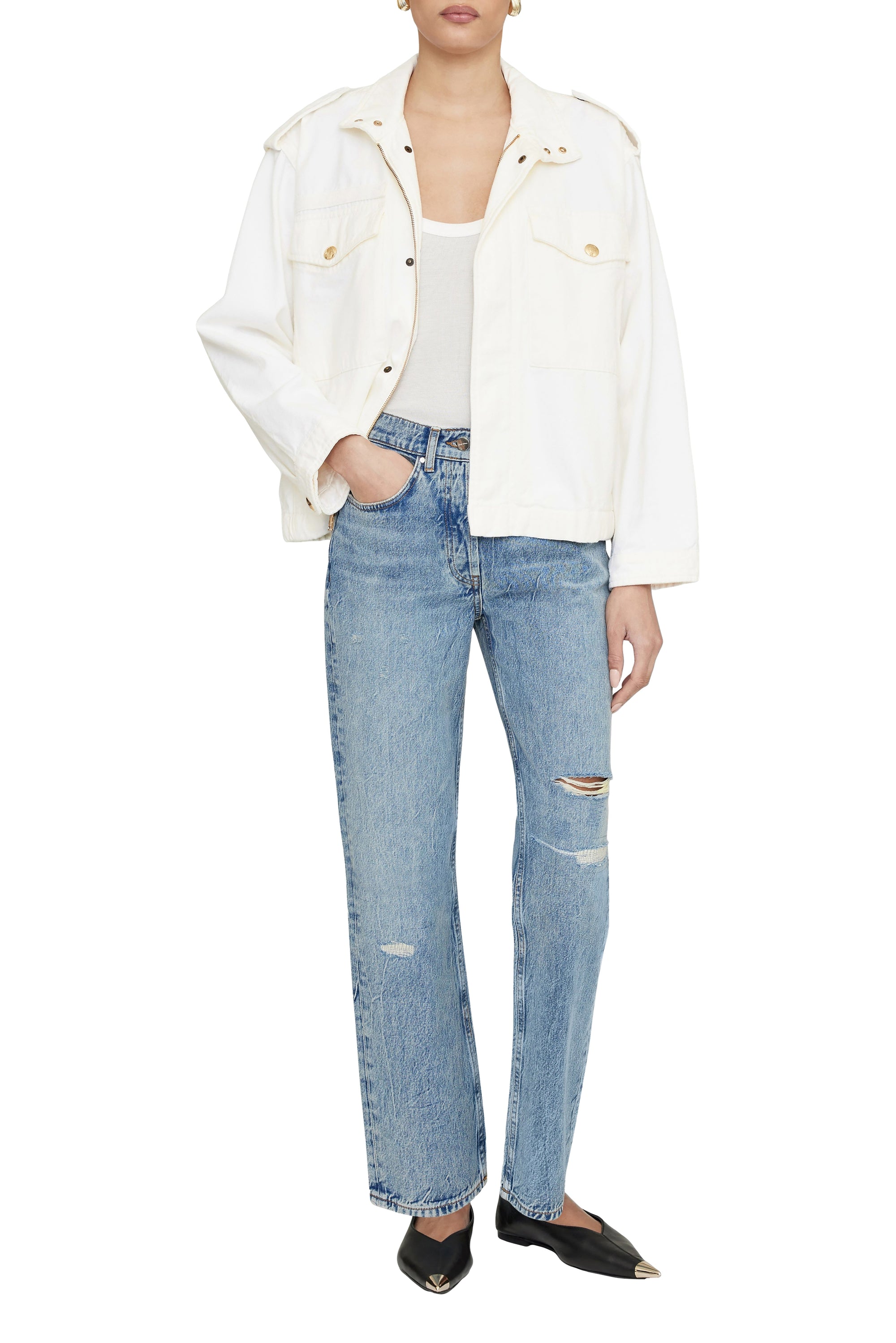 AUDREY JACKET - IVORY