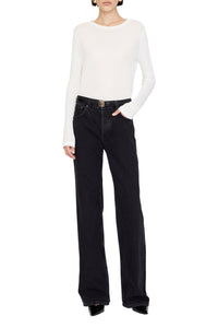 AMANI LONG SLEEVE TEE - IVORY