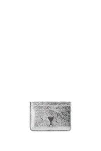 Porte-cartes Ami de Cœur en cuir - Silver