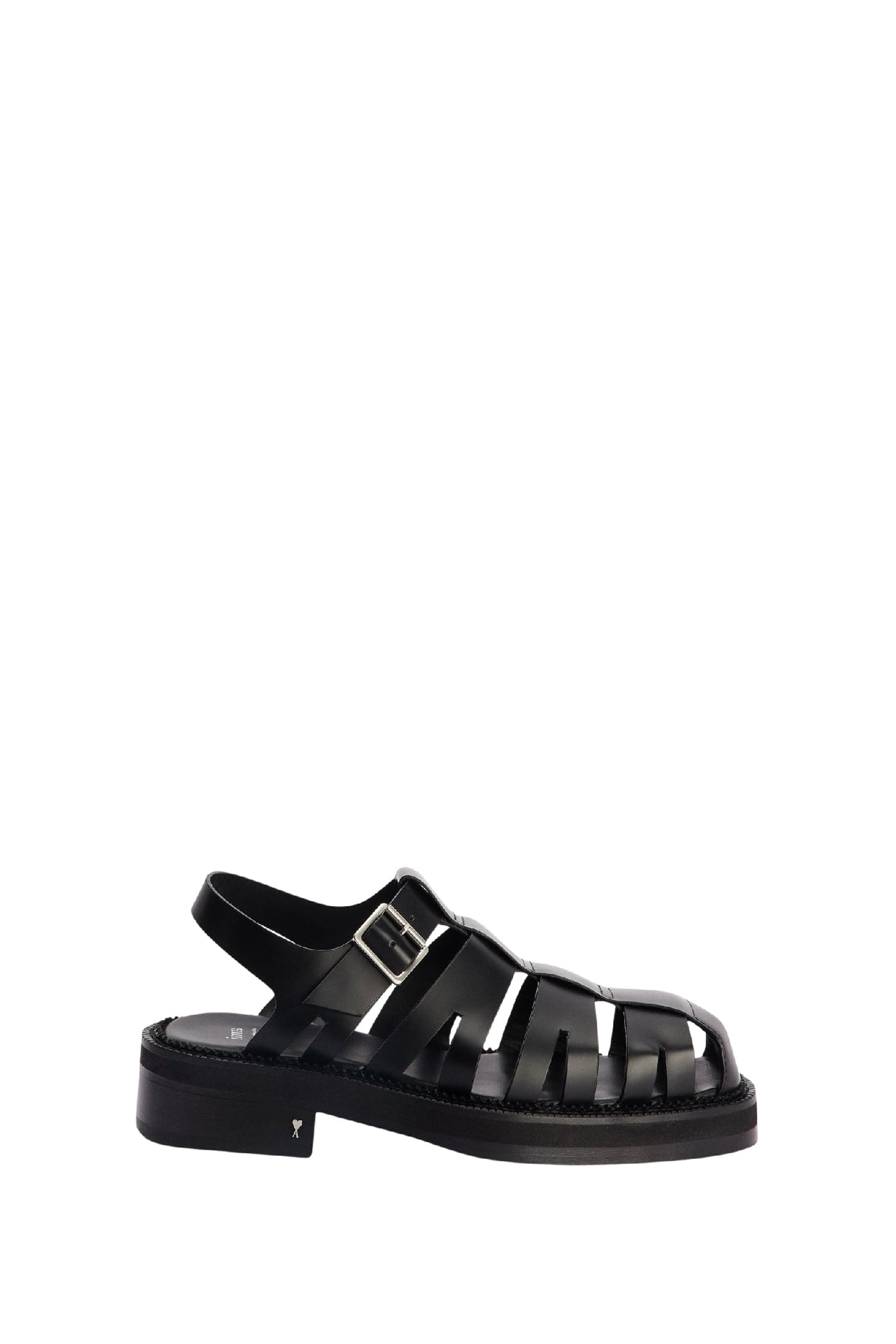 Sandales à lanières en cuir - Black