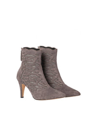 Bottines Natea en daim - Heathergrey