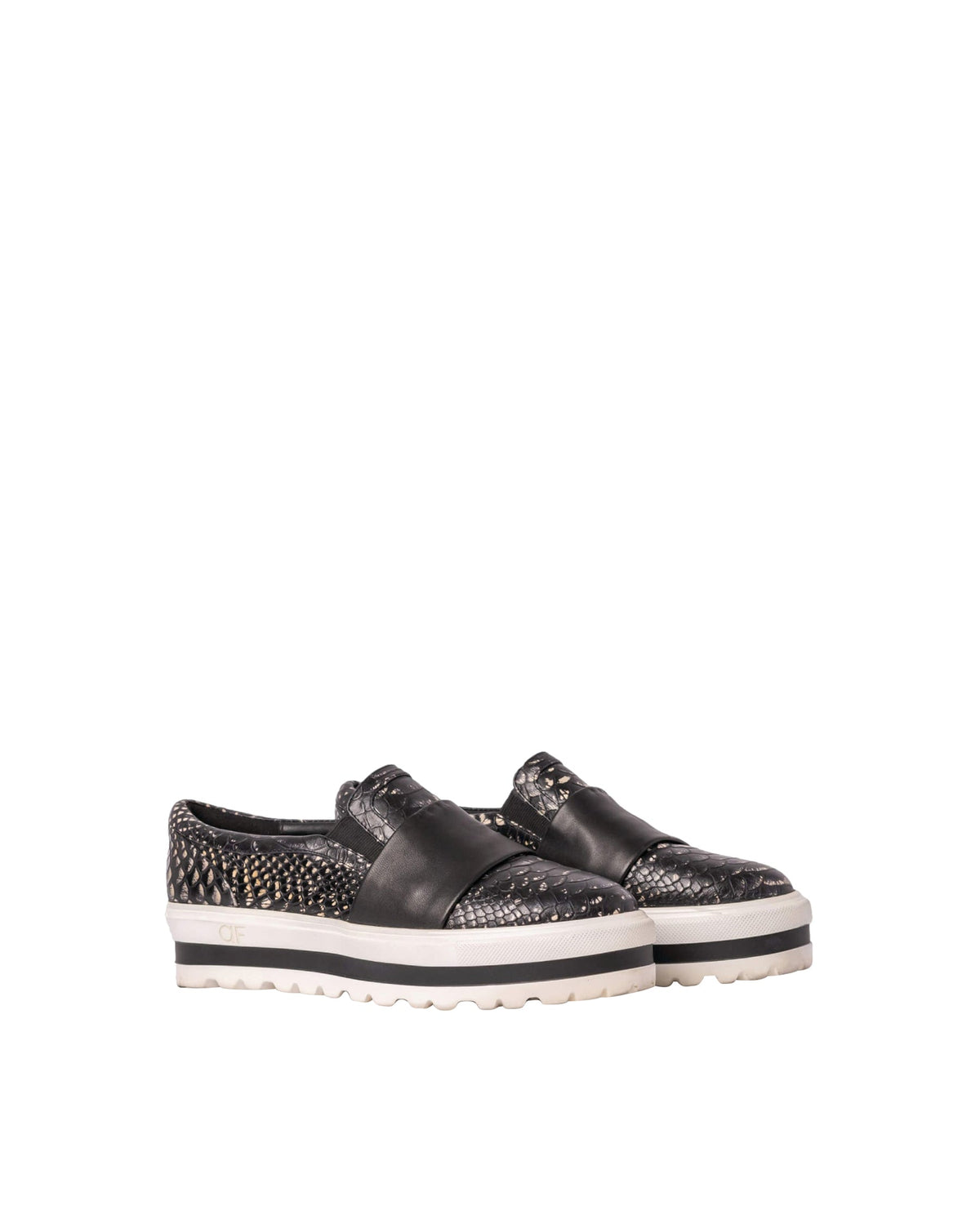Baskets Brice en cuir - Black