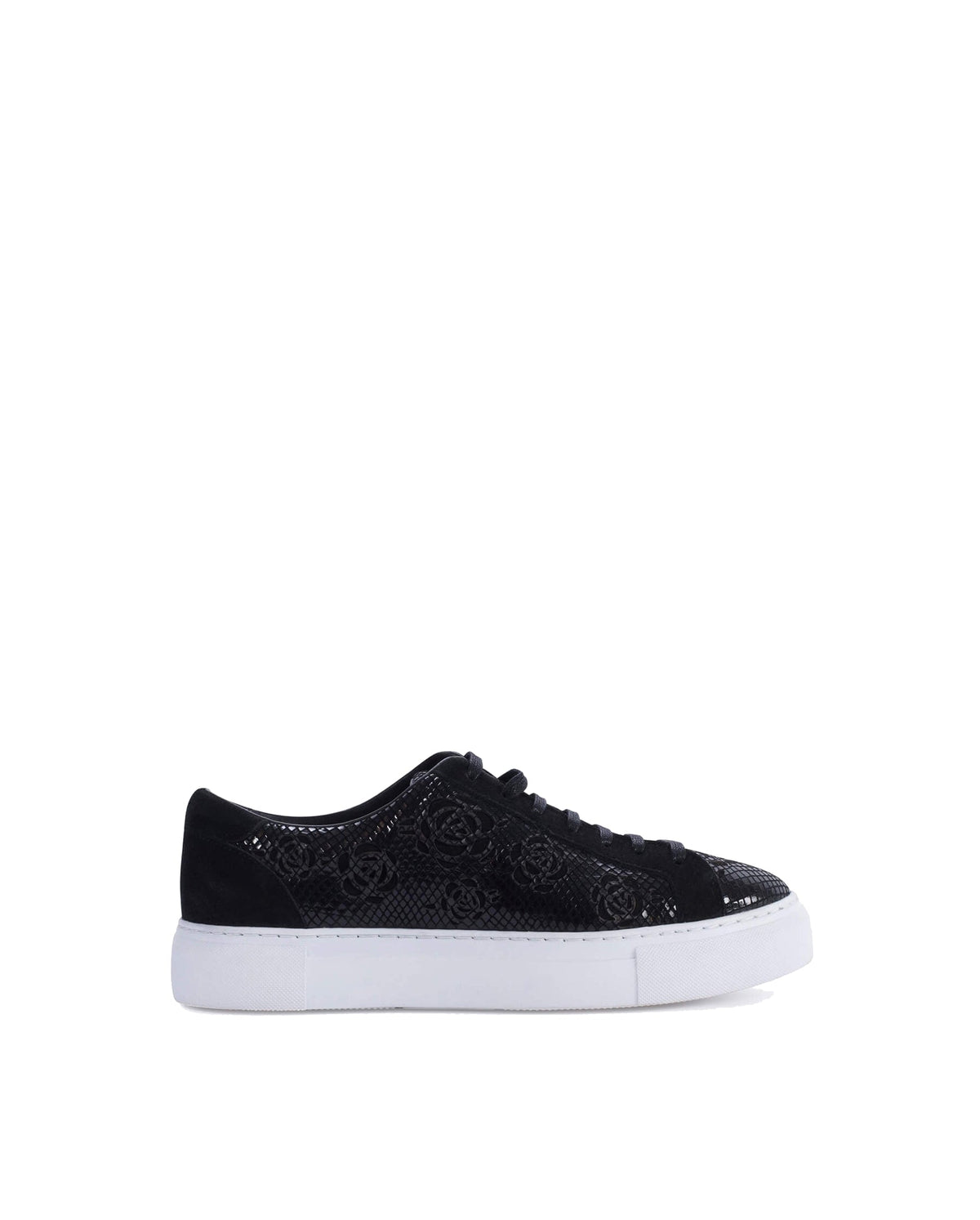 Baskets Oméga en cuir - Black