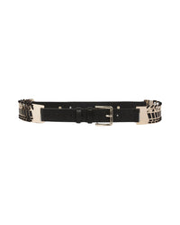 Ceinture Azalée en cuir - Black