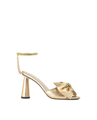 Sandales à talons Elegie en cuir - Gold