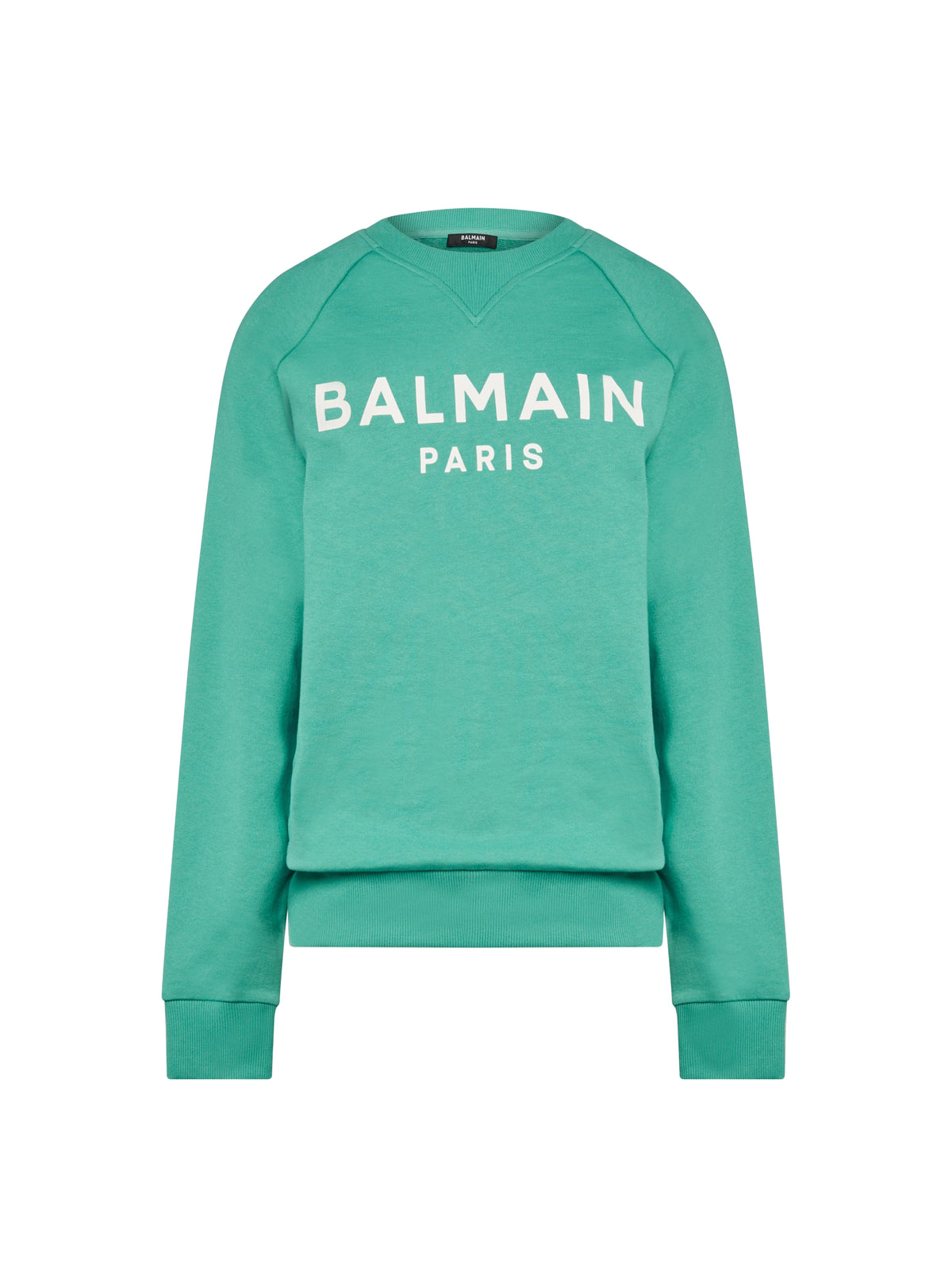 Sweat-shirt imprimé logo - Vert d'eau & Blanc