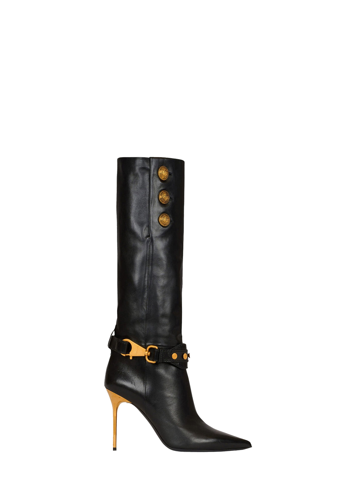 Bottes Robin 95 en cuir - Noir