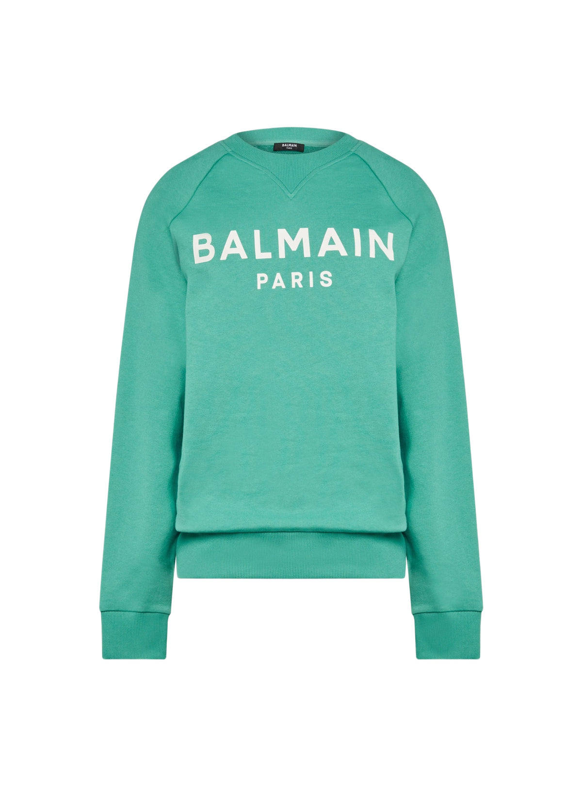 Sweat-shirt imprimé logo - Vert d'eau & Blanc