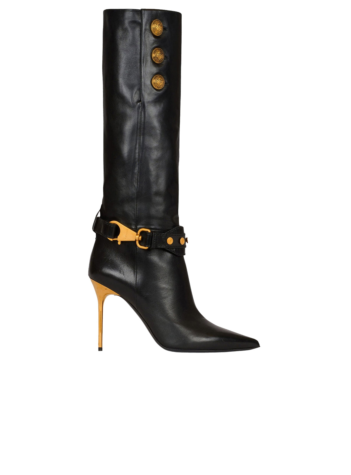 Bottes Robin en cuir - Noir