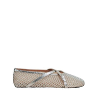 Bambi ballerinas - Silver mesh