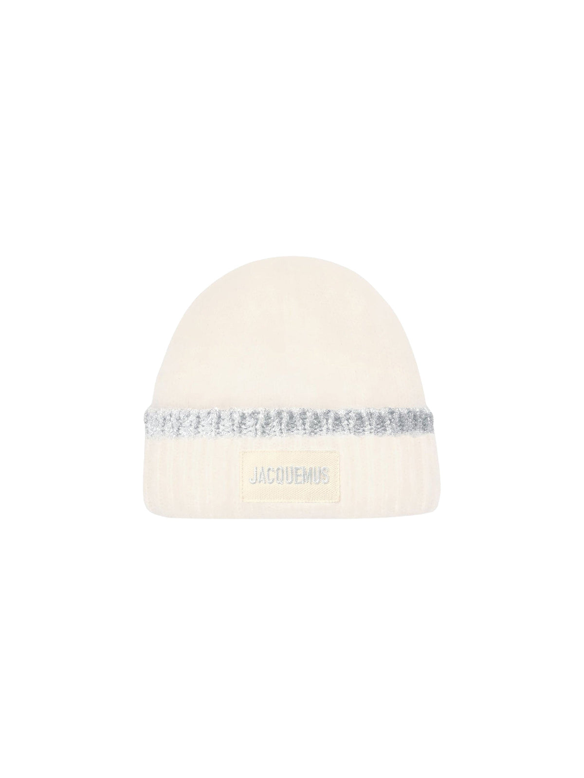 Bonnet Paoli à logo en laine - Off White