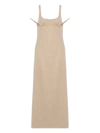 Robe Valdu en laine - Beige