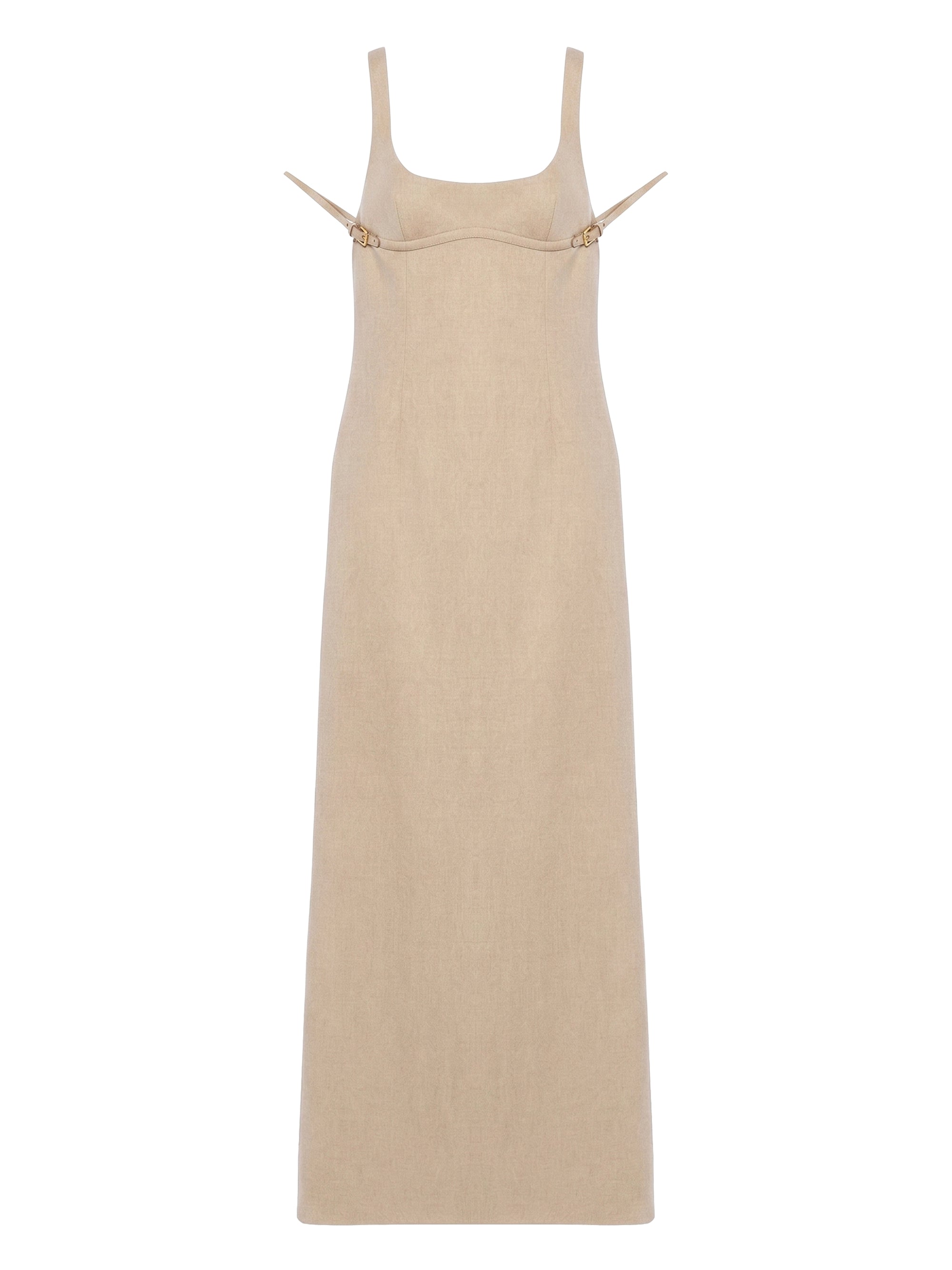 Robe Valdu en laine - Beige