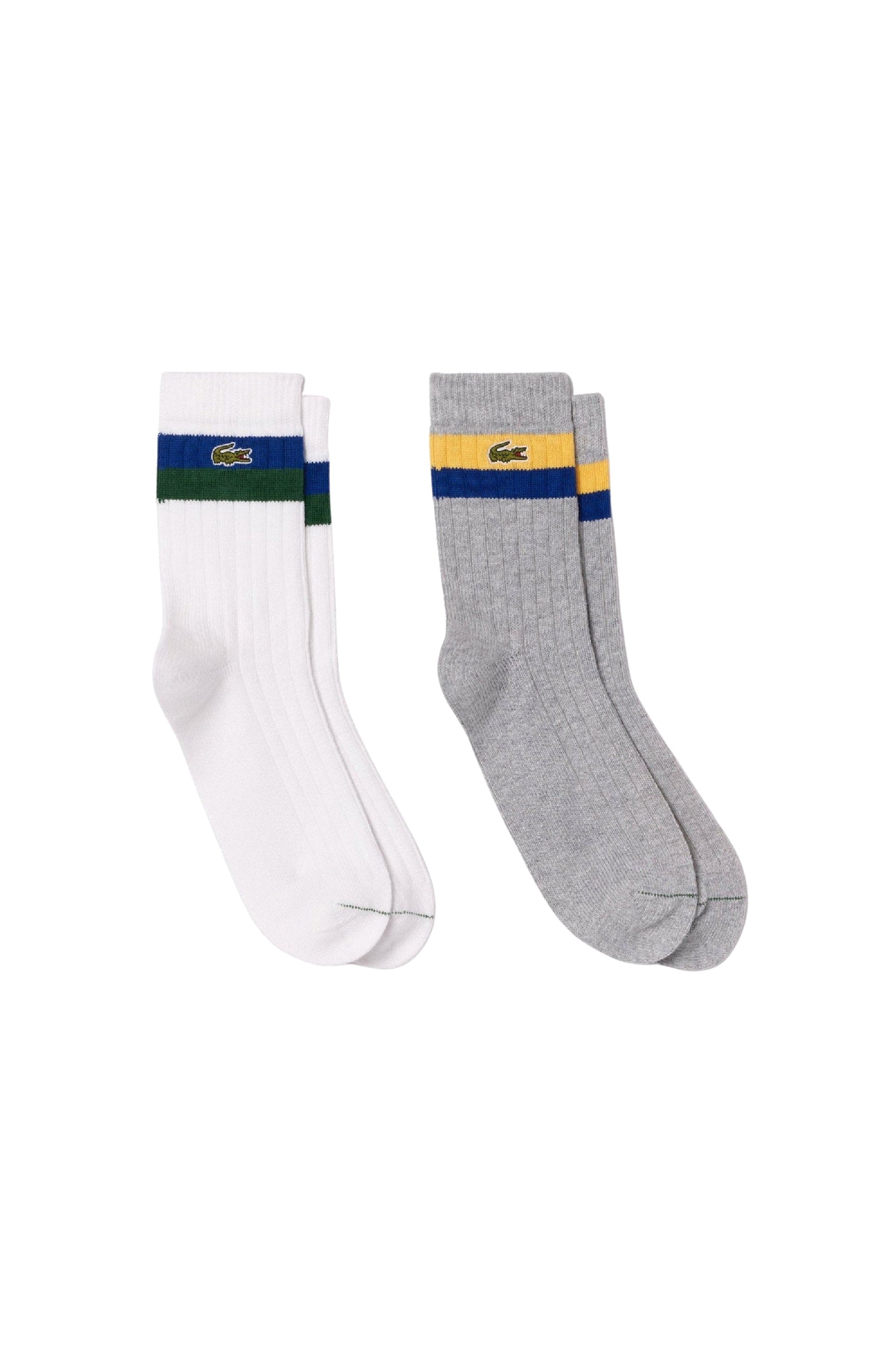 Set of 2 pairs of socks - Silver & Cornsilk