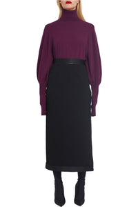 Jupe crayon Carine - Black