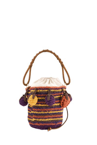 Sac bourse Louis en raphia - Multico