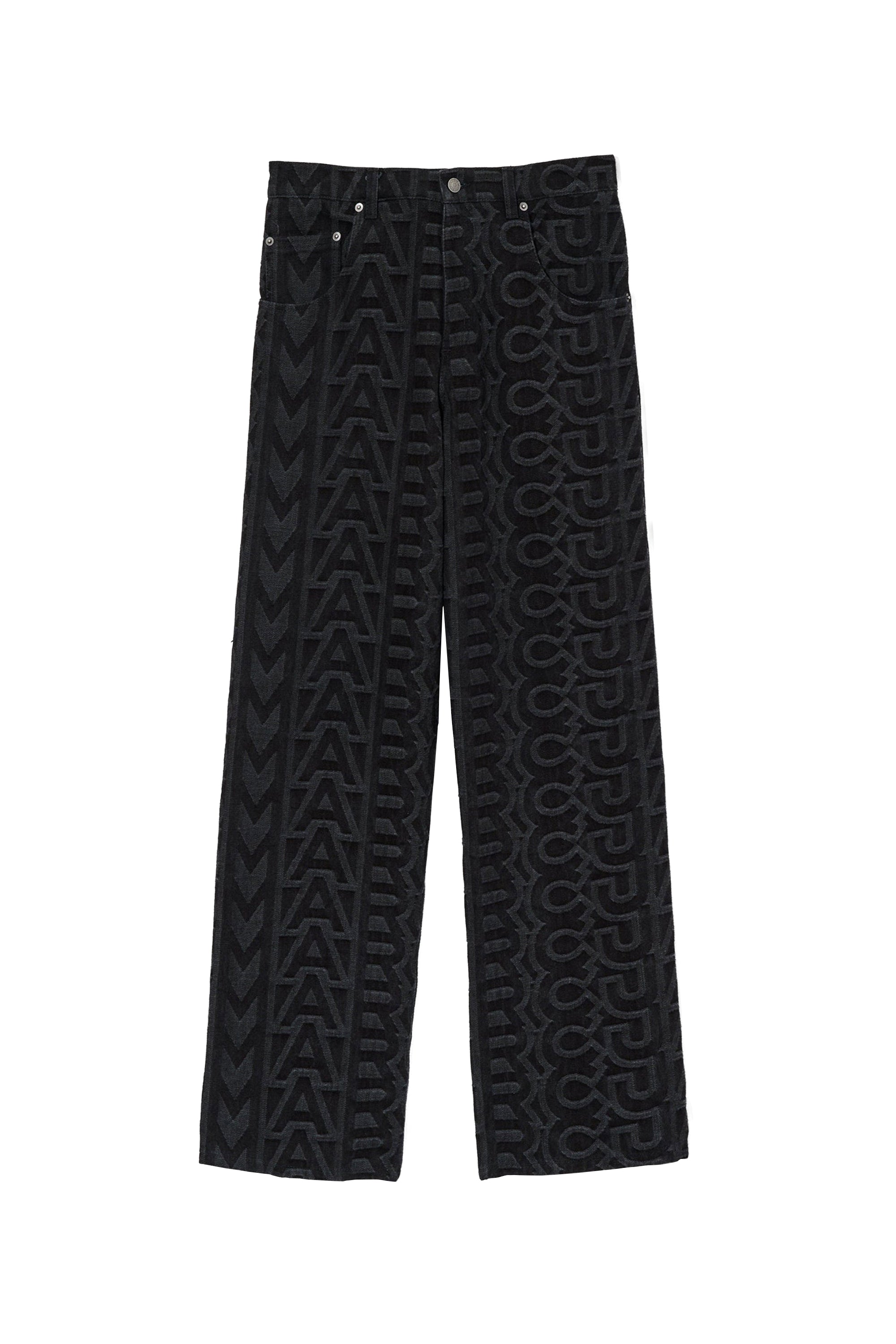 Pantalon Monogram en denim - Black