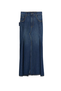 12 / DJV /120€ /2qty-0 /ST 0% /12 TROCA 165€   Jupe midi en denim - Future Indigo
