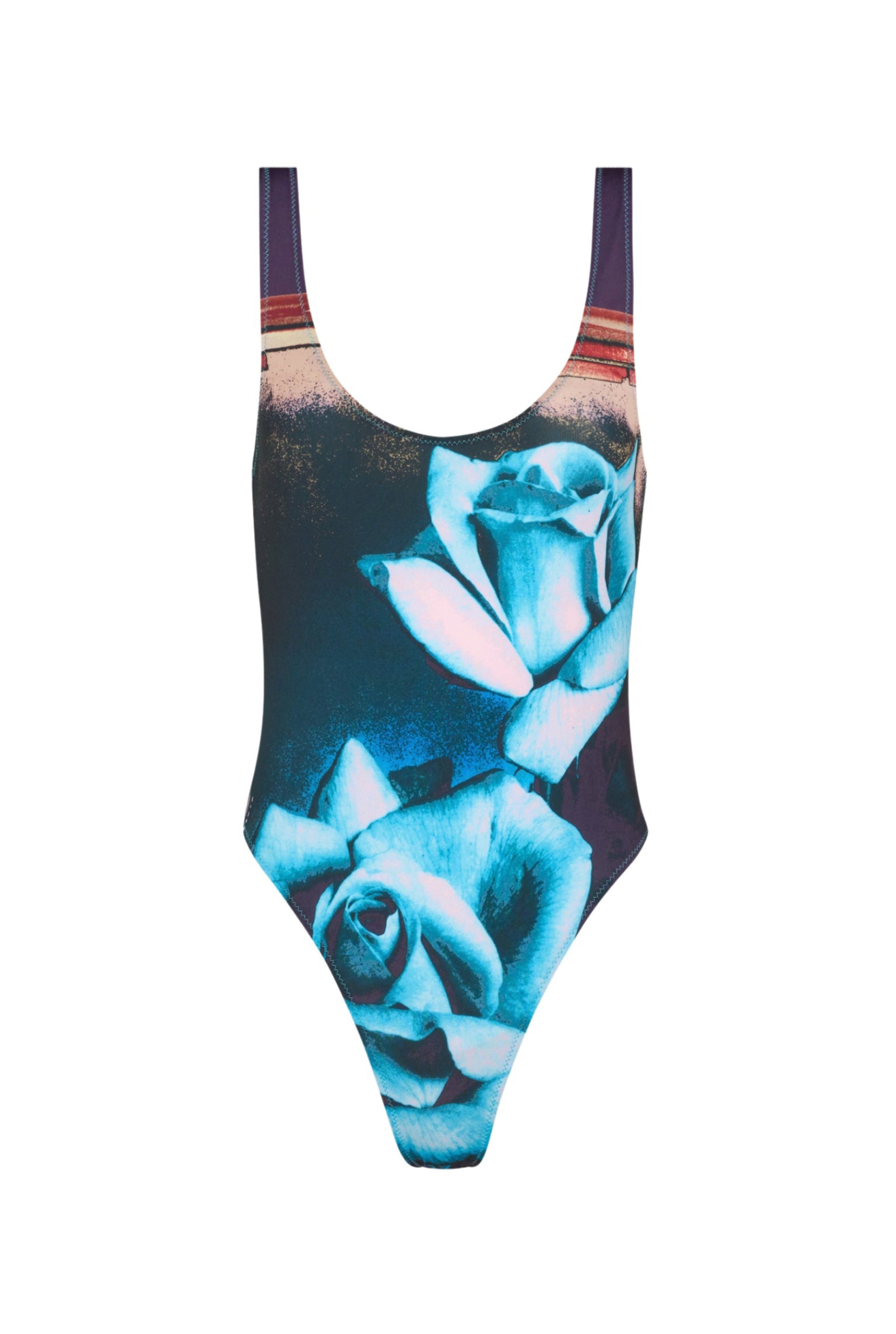 Maillot une pièce imprimé - Purple & Blue