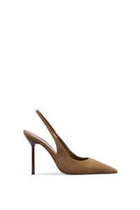 Slingbacks Lidia 105 en cuir - Cognac