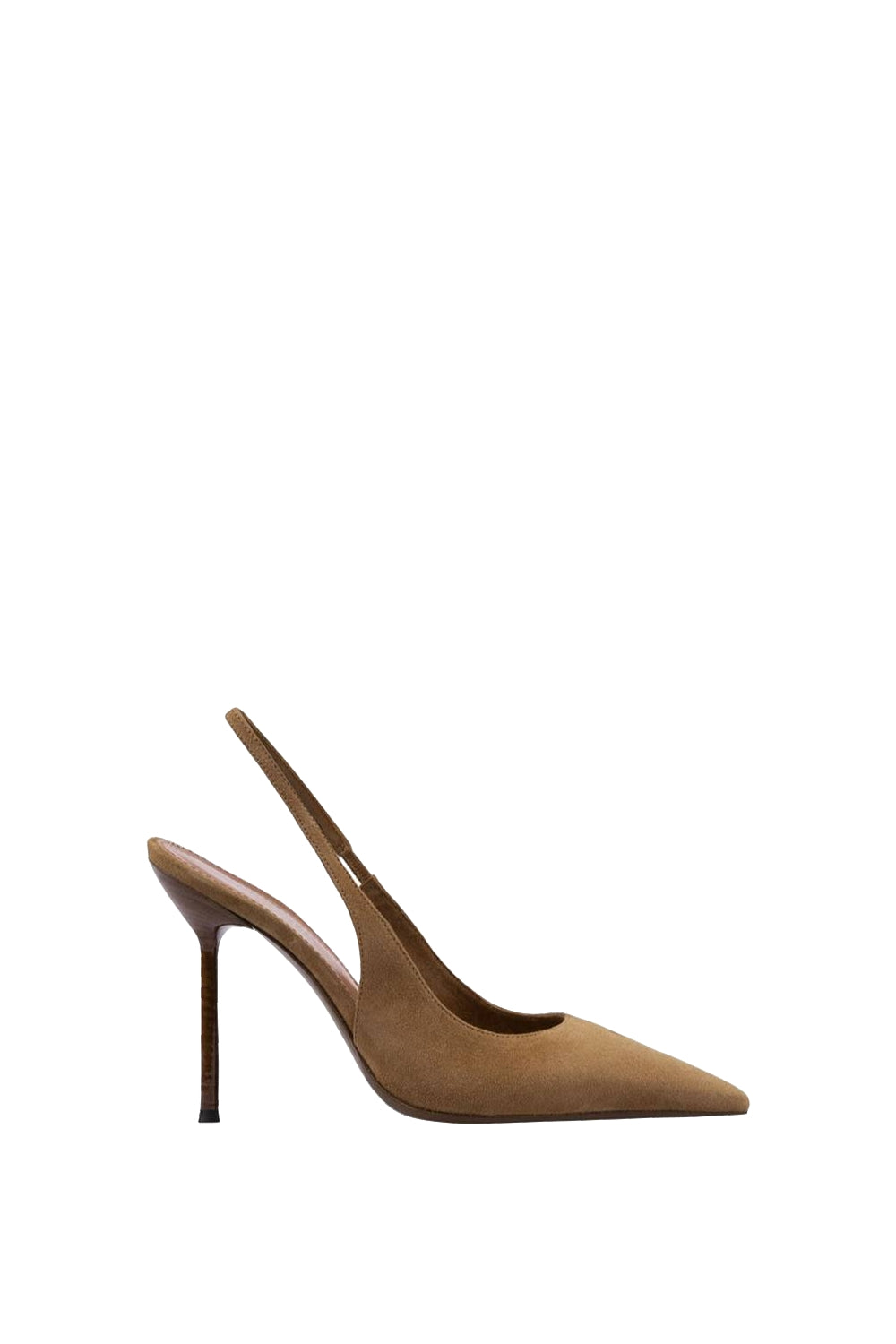 Slingbacks Lidia 105 en daim - Cognac