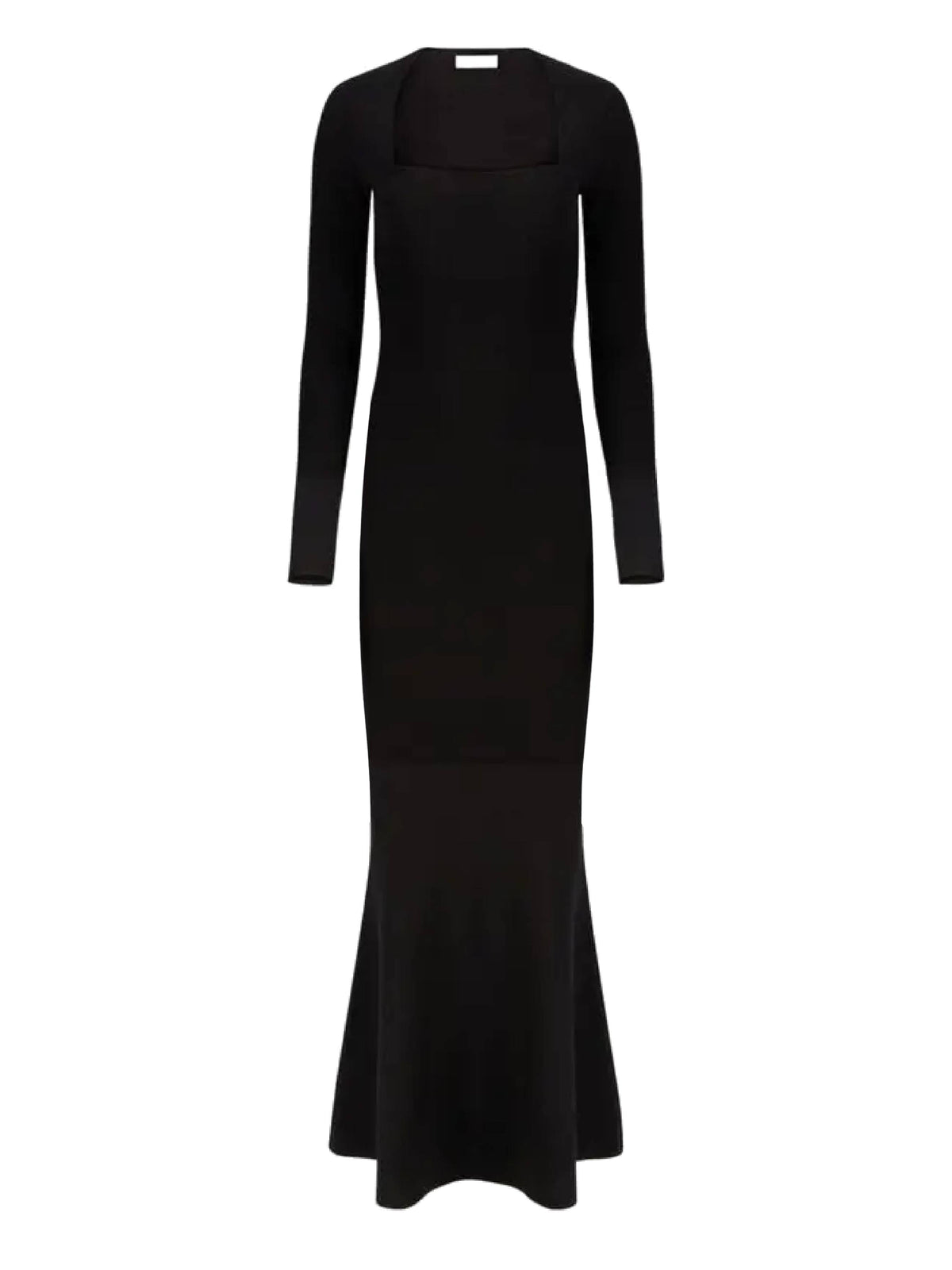 ROBE DE SIRÈNE EN MÉLANGE LAINE - Noir