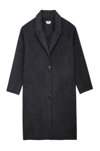 Manteau Mady en laine - Anthracite