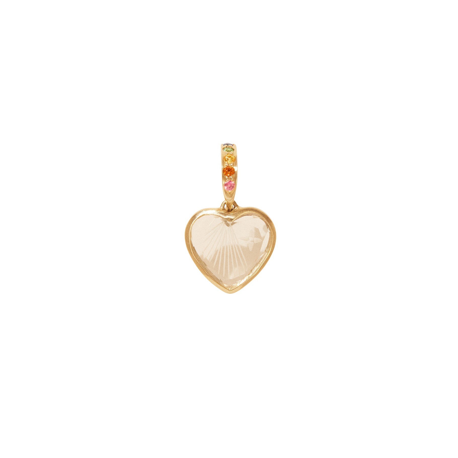 Mono boucle d'oreille Gabin n°2 en or jaune - Saphir & Cristal