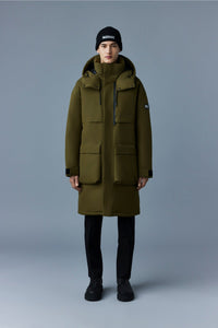 Parka mi-longue Gabriel à capuche - Army