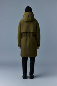 Parka mi-longue Gabriel à capuche - Army
