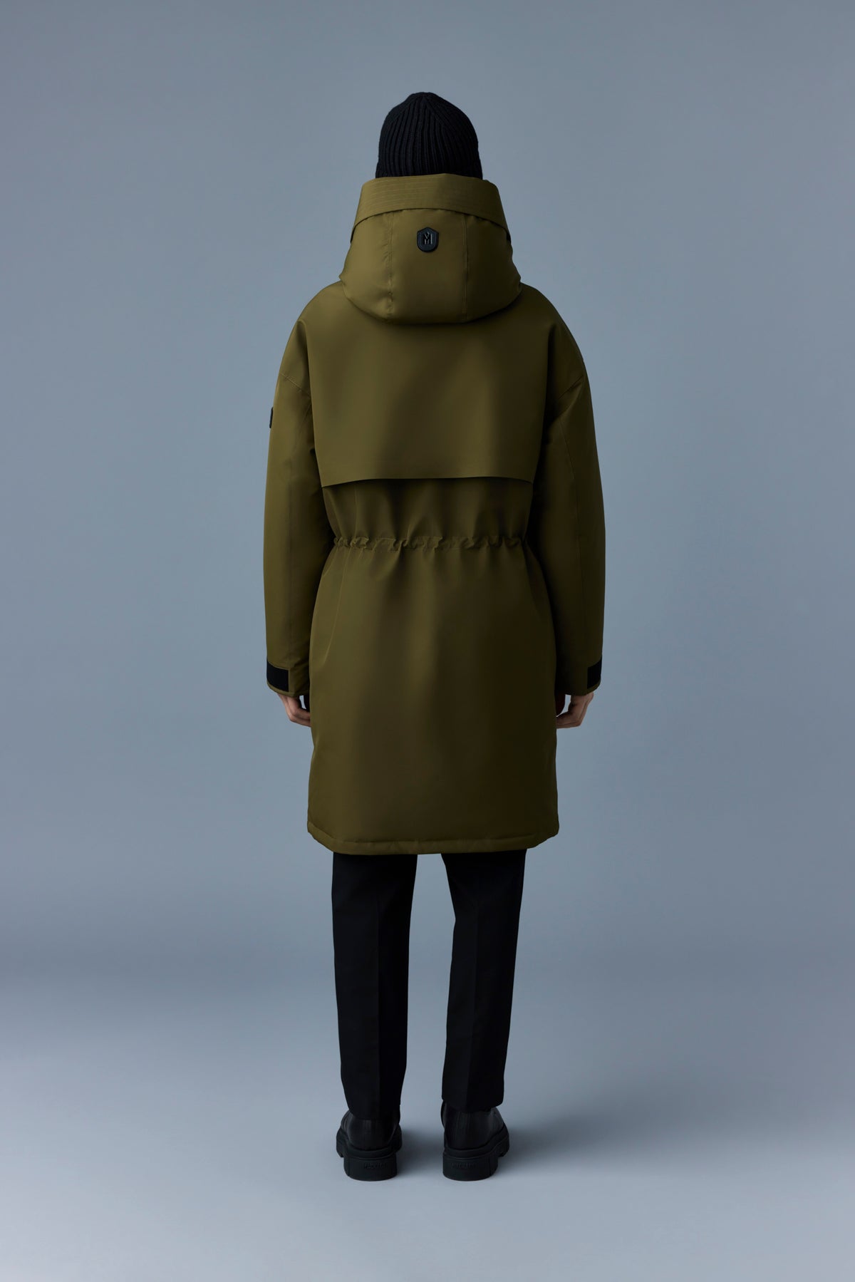Parka mi-longue Gabriel à capuche - Army