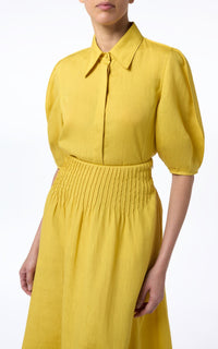 Goldenrod / Blouse Sansi en lin - Goldenrod