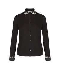 Gabriella cotton shirt - Black