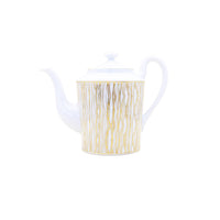 Verseuse pour 6 Tasses Fil d'or en porcelaine - Or