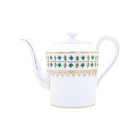 Verseuse pour 12 Tasses Matignon en porcelaine - Vert