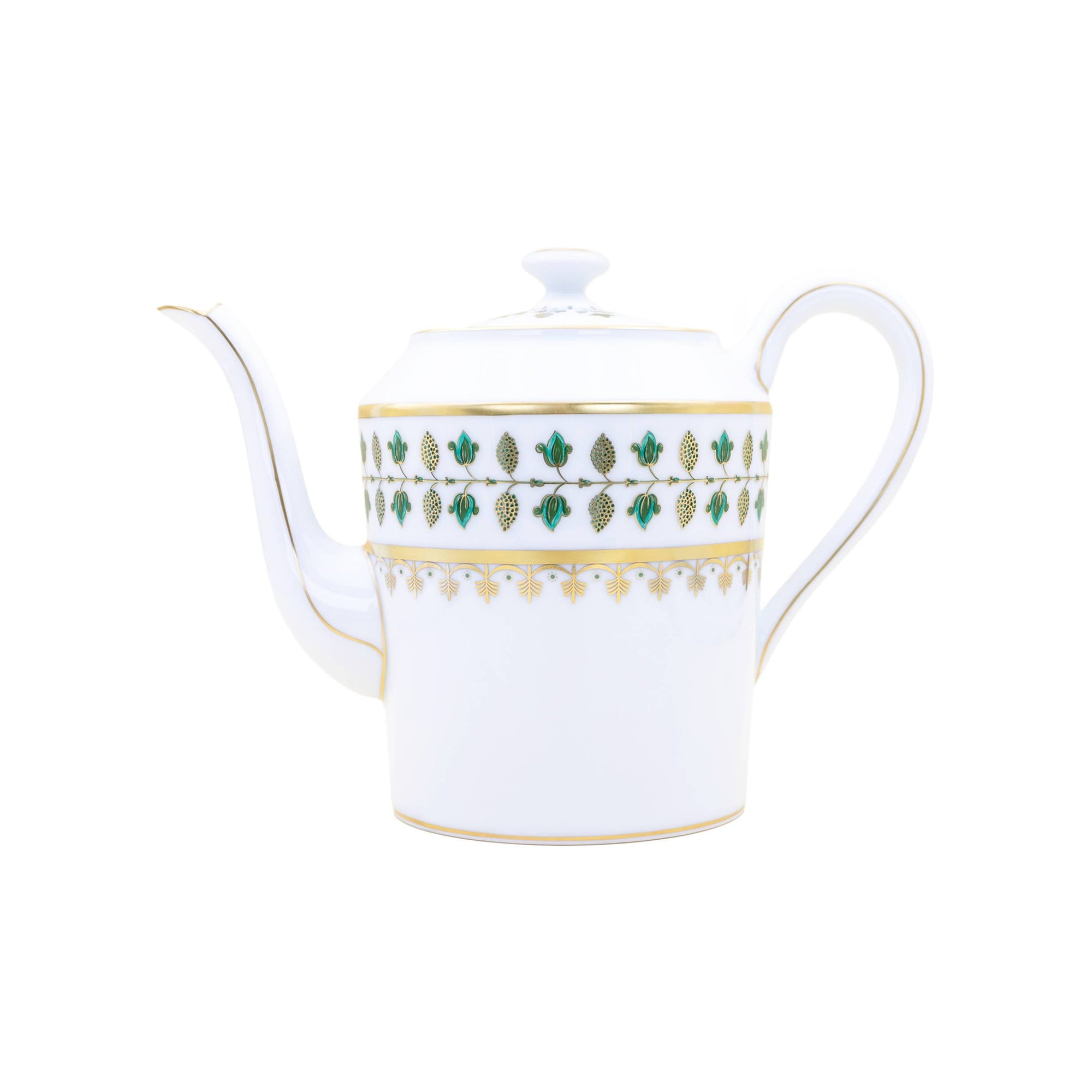 Verseuse pour 12 Tasses Matignon en porcelaine - Vert