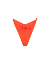 Gada Ruched Bikini Brief - Lava