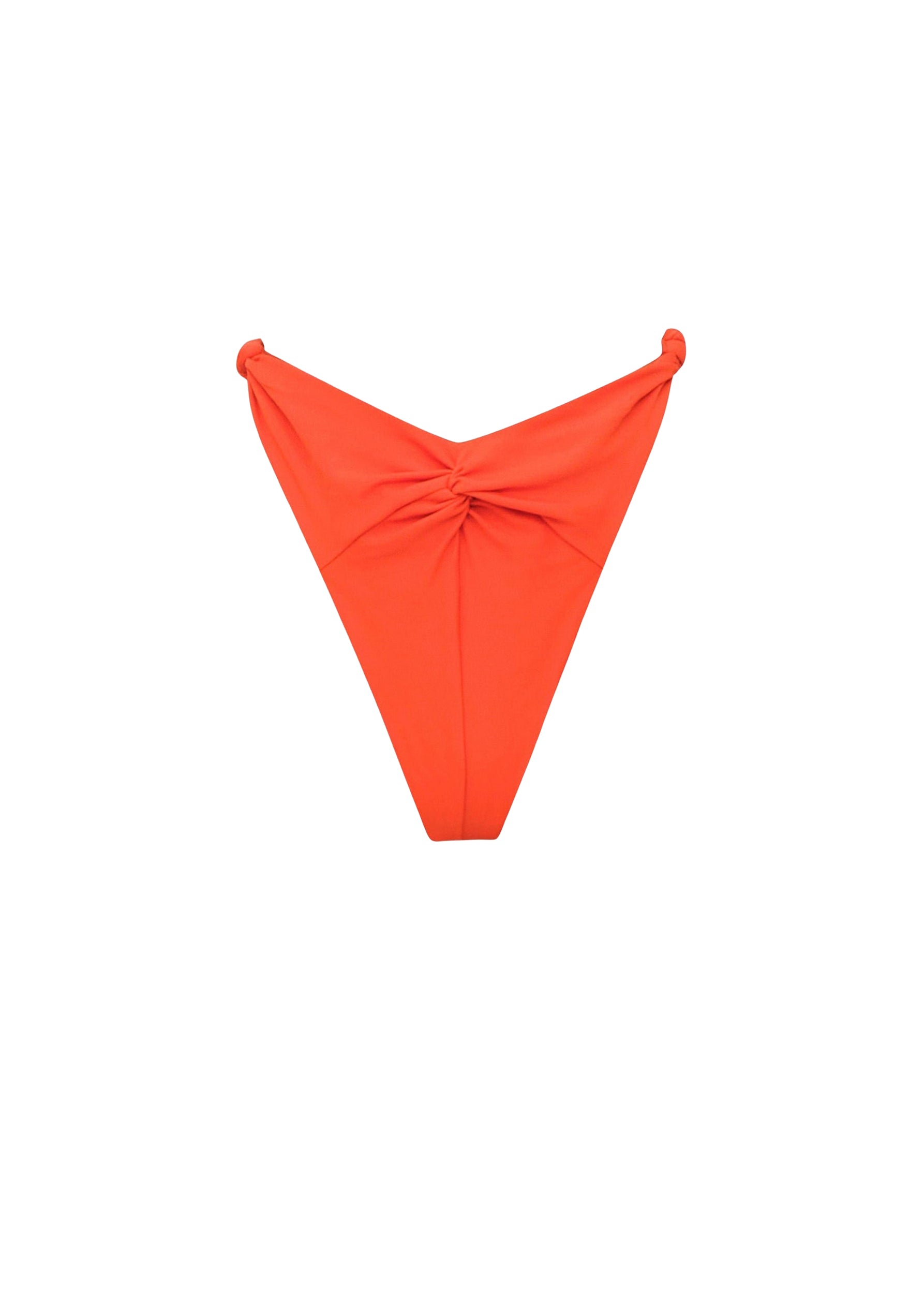 Gada Ruched Bikini Brief - Lava