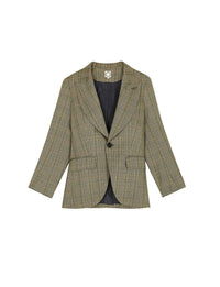 1qty RELIQUAT 120€ 0%  / Blazer Gaelle en laine mélangée - Beige Multicolor